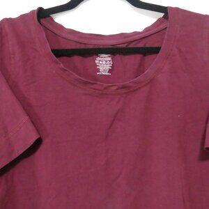 GEORGE - Plus | 2X | Classic Burgundy Crew Neck T-Shirt